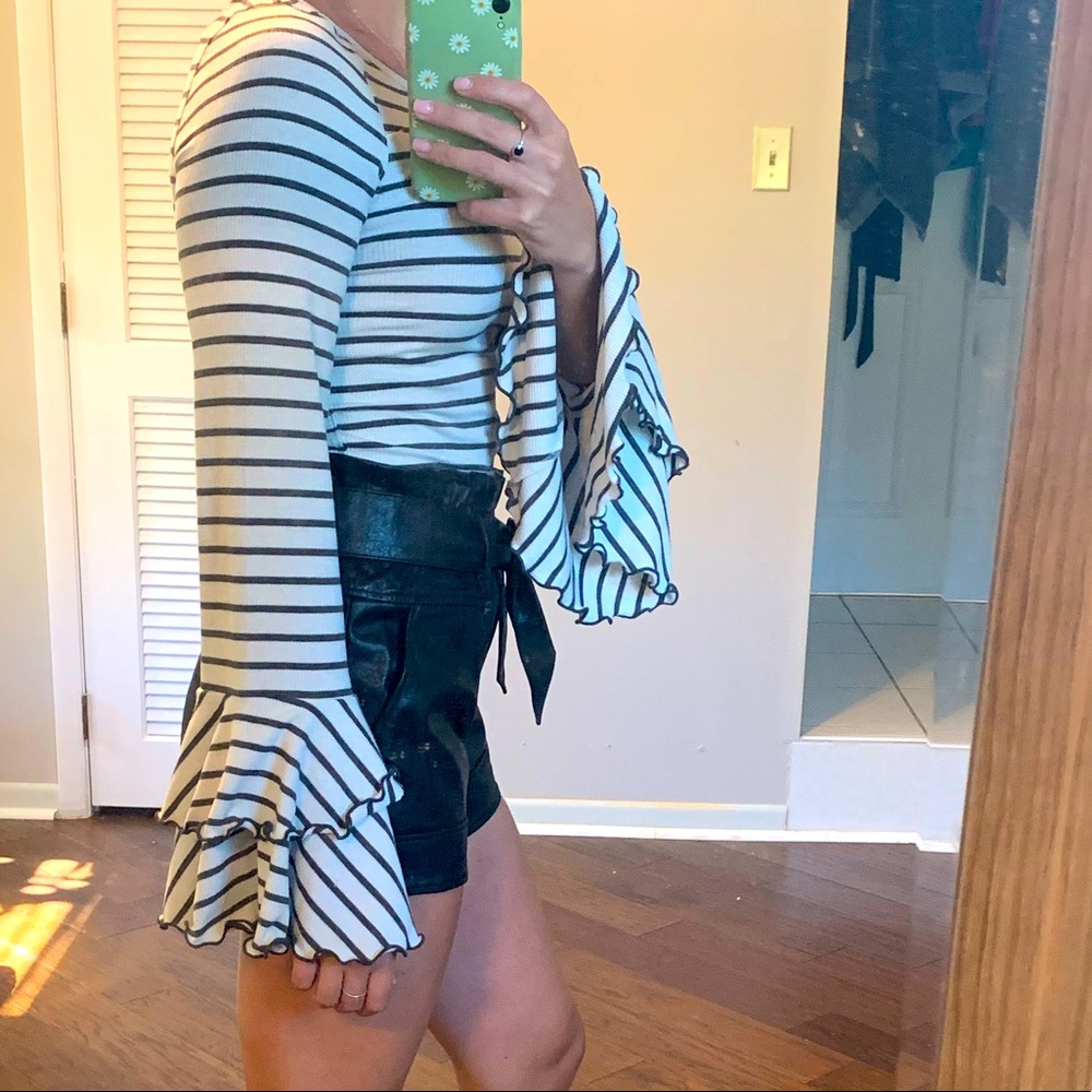 Free People Flared Long Sleeve Shirt - Picture 3 of 4